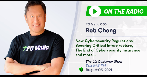 Rob Cheng joins Liz Callaway to discuss cyber regulations and more.