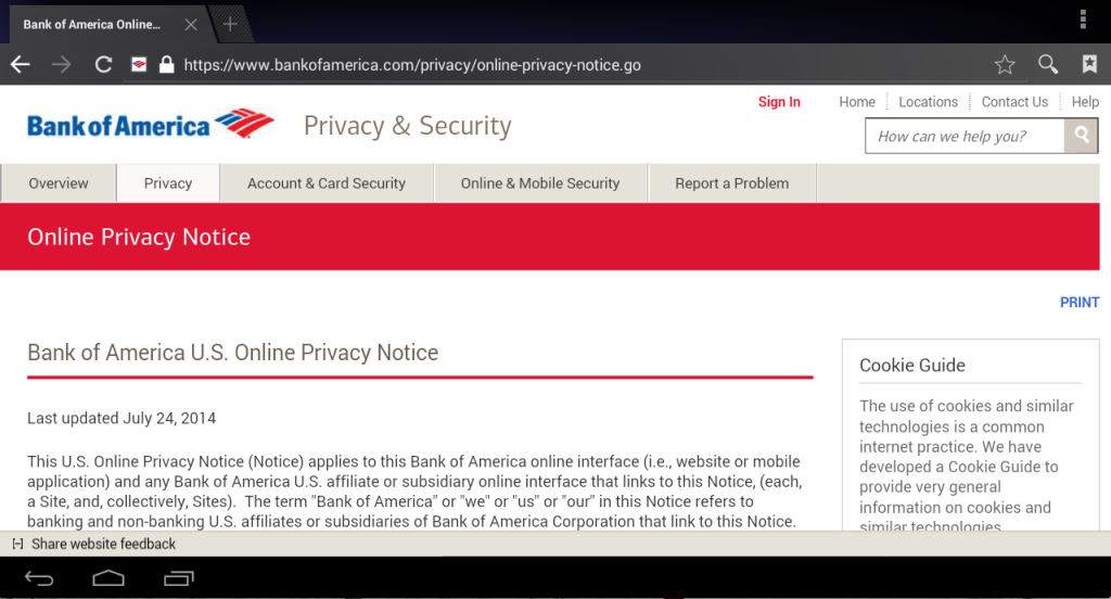 RealBofA, text message fishing