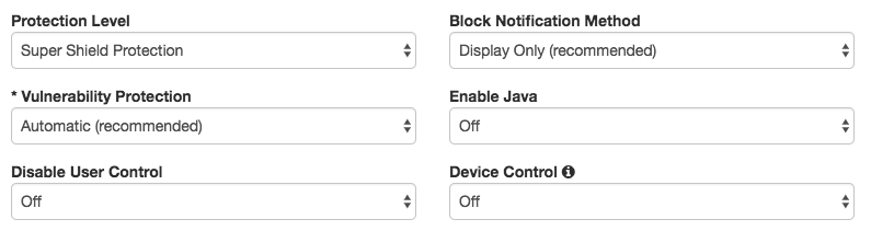 Security Feature - Java Restriction