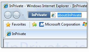 InPrivate browsing