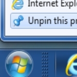 updating windows 7 taskbar
