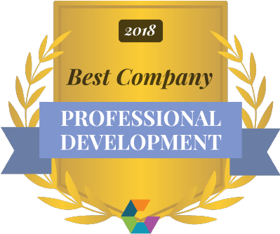 Best Company for Professional Development 2018 (Small & Midsized Companies)